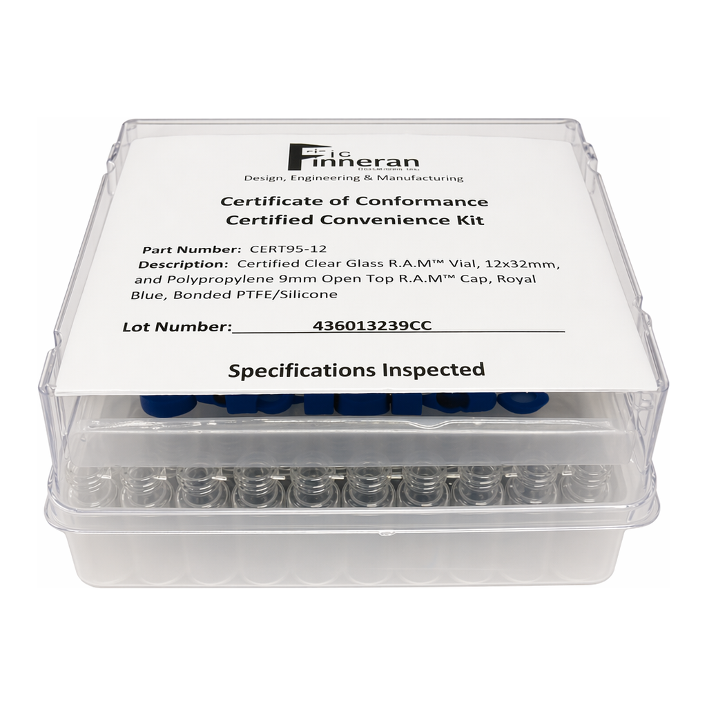 LC Certified 2ml Vial Kit LC용 2ml 바이알 킷, 테스트 성적서 포함