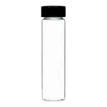 Clear Sample Vial with Black Pulpvinyl-faced Phenolic Cap, Kimble 투명 샘플 바이알, Pulpvinyl-faced
