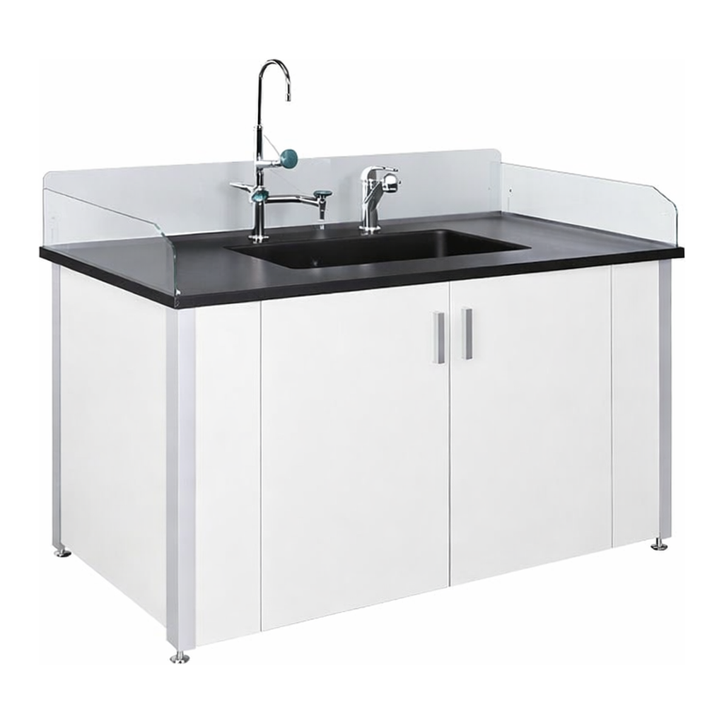 Laboratory Frame-type Sink Table 프레임용 실험실용 싱크대, PP Bowl & Phenolic Plate