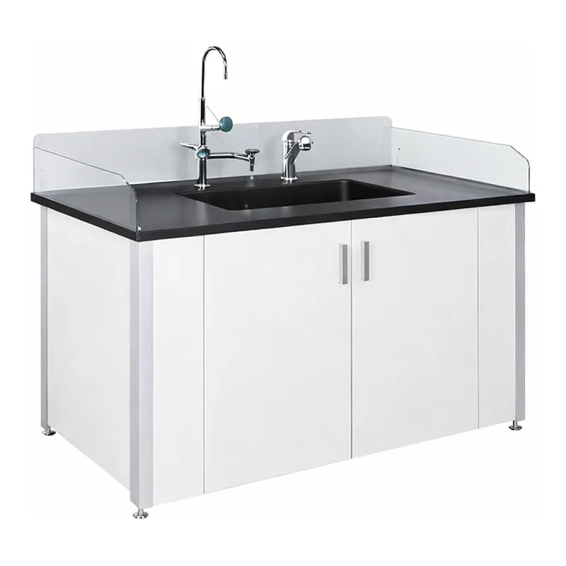 Laboratory Frame-type Sink Table 프레임용 실험실용 싱크대, PP Bowl & Phenolic Plate
