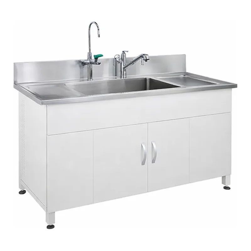 Laboratory Frame-type Sink Table 프레임용 실험실용 싱크대, Stainless Steel Plate & Bowl