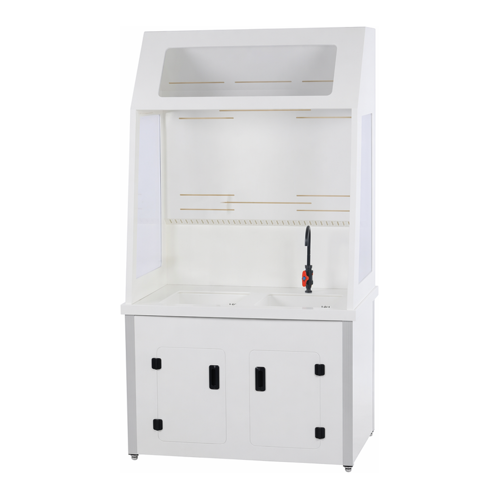 PVC Laboratory Sink Table 실험실용 내산성 싱크대, 배기형
