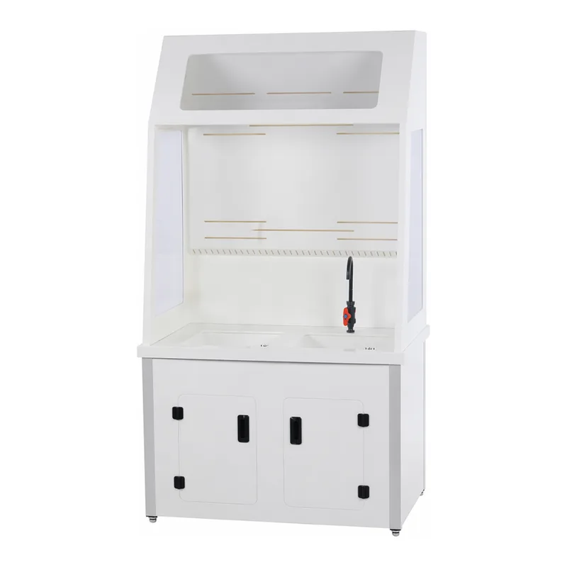 PVC Laboratory Sink Table 실험실용 내산성 싱크대, 배기형