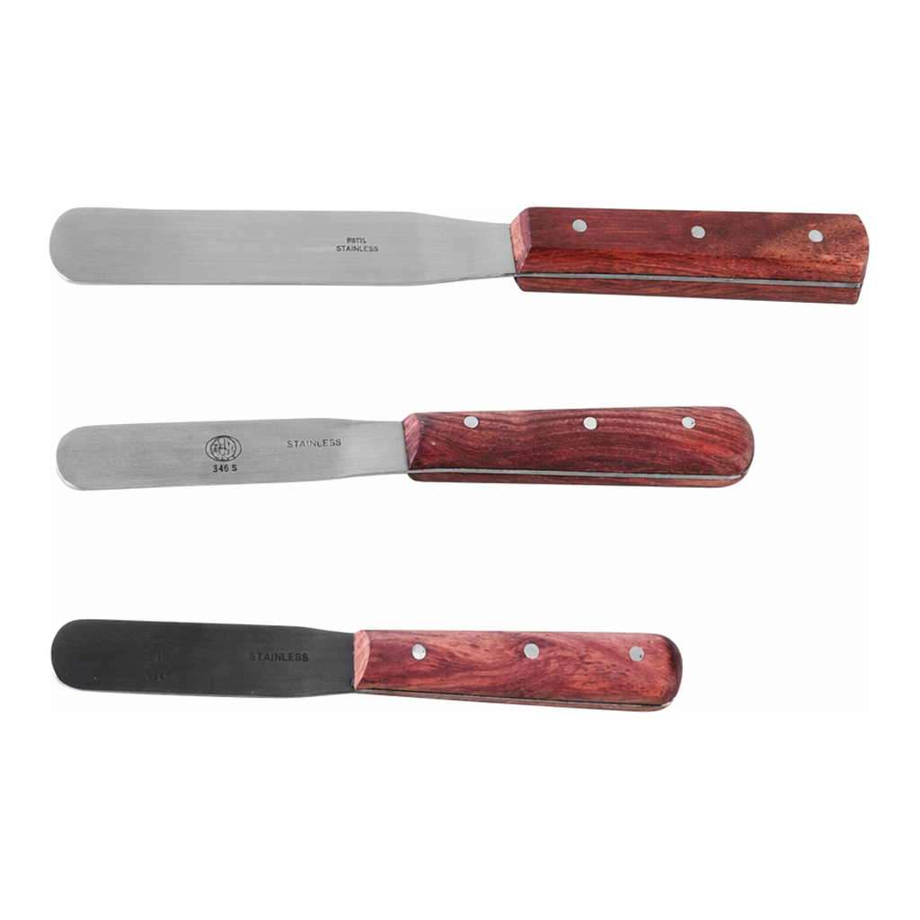 Flexible Wood Handle Spatula 스파츄라 나이프, 연고칼