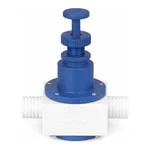 PTFE Pressure-Relief Valve With Manual Ventilation PTFE 테프론 압력 릴리프 밸브, 압력조절식