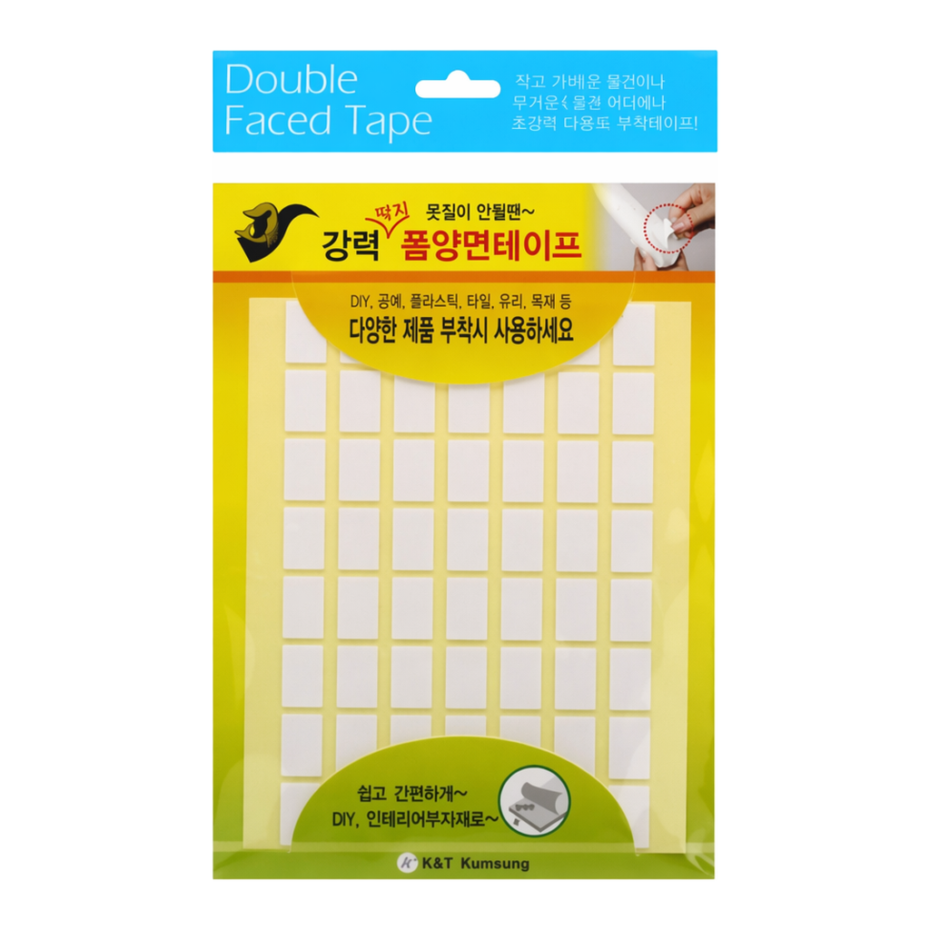 OFFICENEX 강력폼양면테이프 KT-0003(사각, 12x18mm)