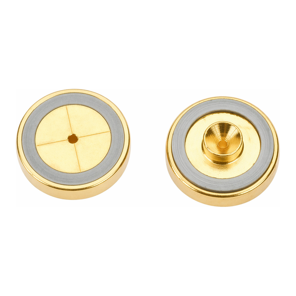 Restek Inlet Seals, Dual Vespel Ring, 0.8mm Gold Plated Cross Disk, 2pk