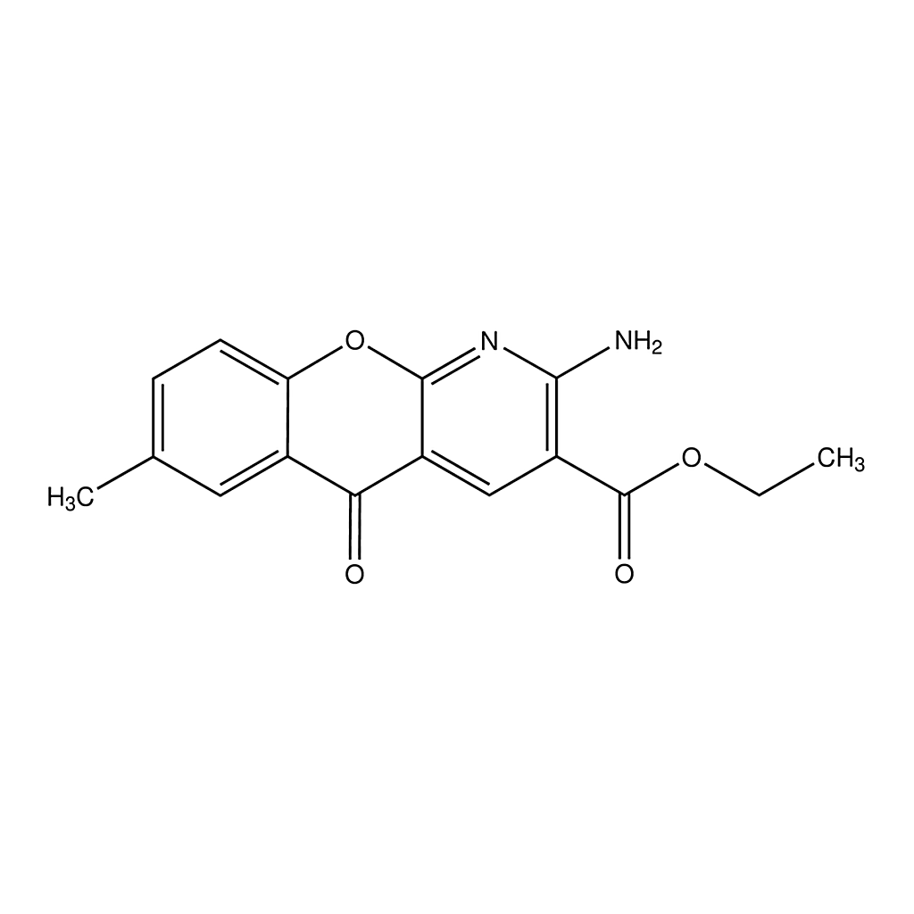 Merck Ethyl 2-amino-7-methyl-5-oxo-5H-[1]benzopyrano[2,3-b]pyridine-3-carboxylate