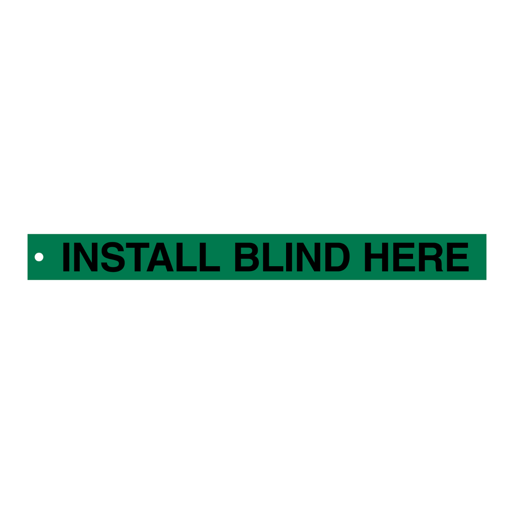 Brady Flag Style Blind Tag