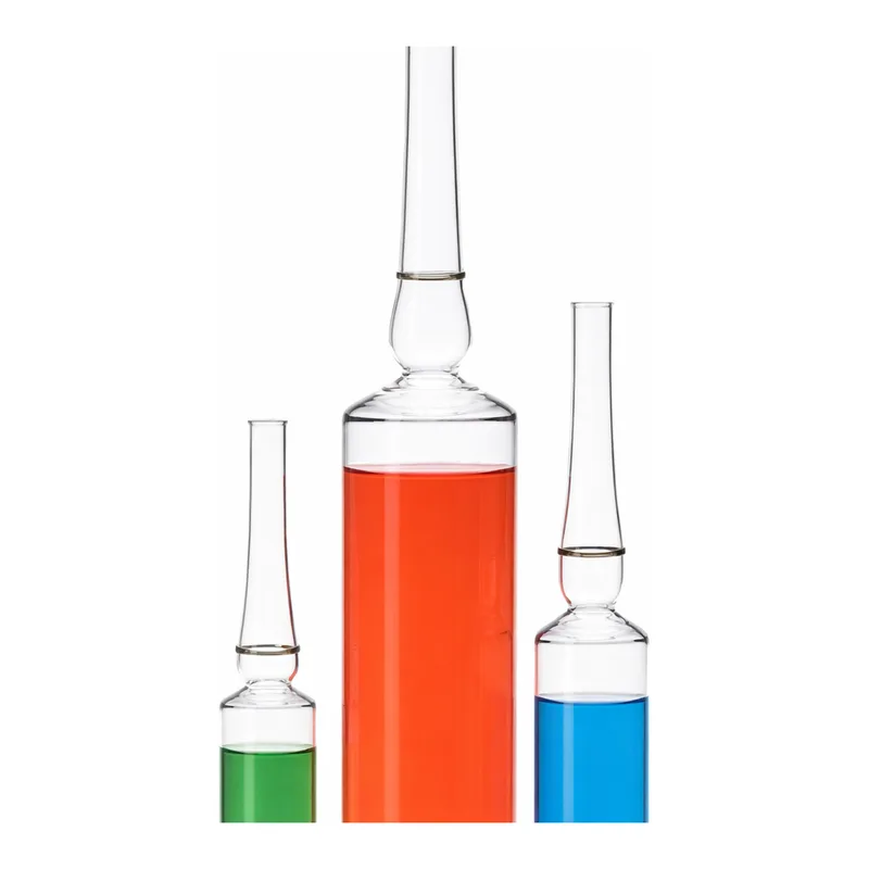 Thermo Fisher Scientific Wheaton Prescored Gold-Band Clear Ampules, 1mL