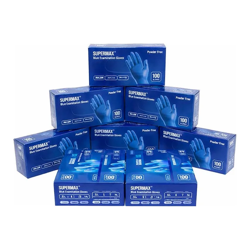 SuperMax SuperMax Nitrile Gloves, 슈퍼맥스 니트릴 글러브 (블루)