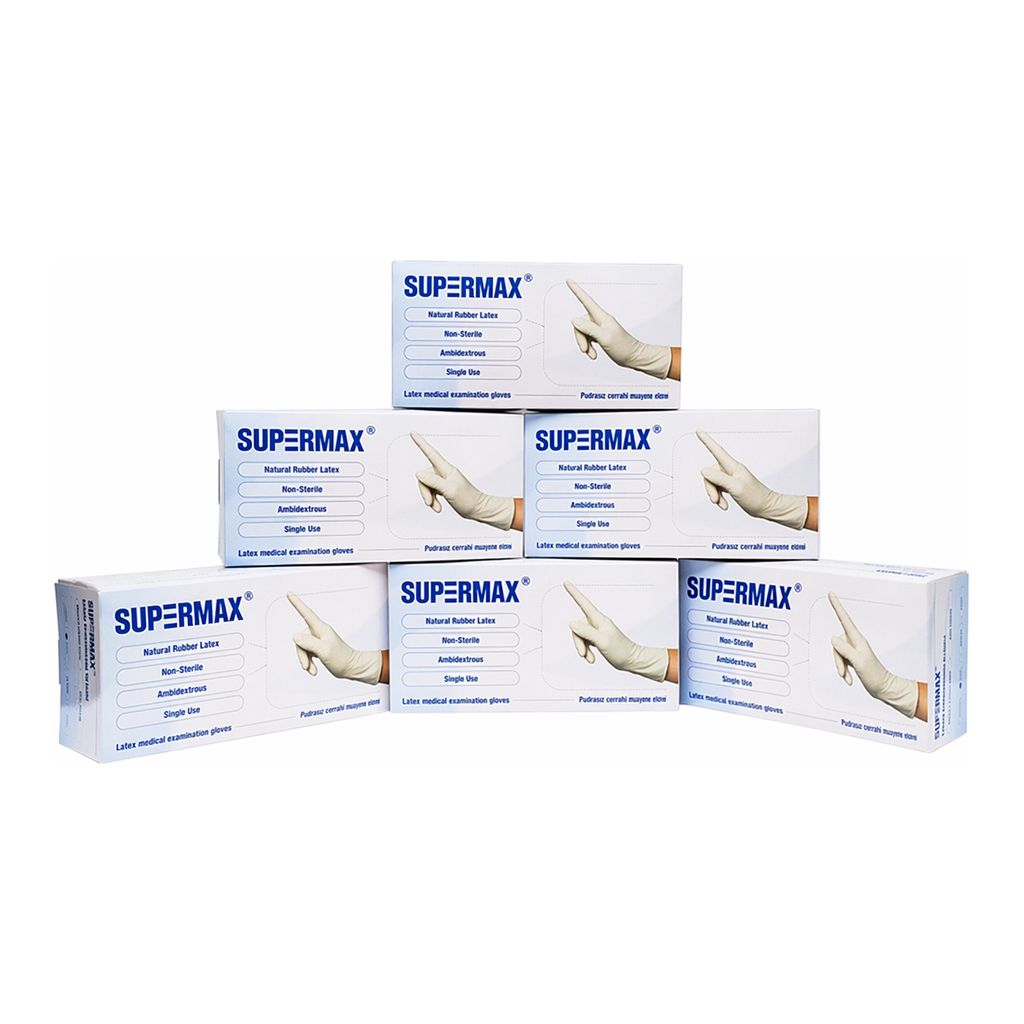 SuperMax SuperMax Latex Glove (슈퍼맥스 라텍스글러브)