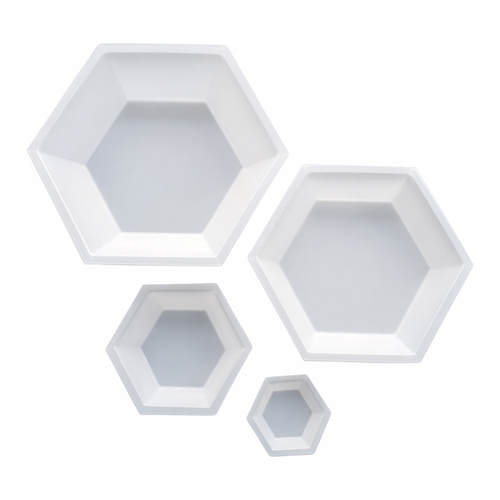 SuperMax PS Weighing Dish, Hexagonal shape(육각형), Antistatic