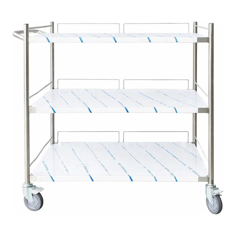 AccuResearch Korea Stainless Steel Carts with Handle, 스텐카트