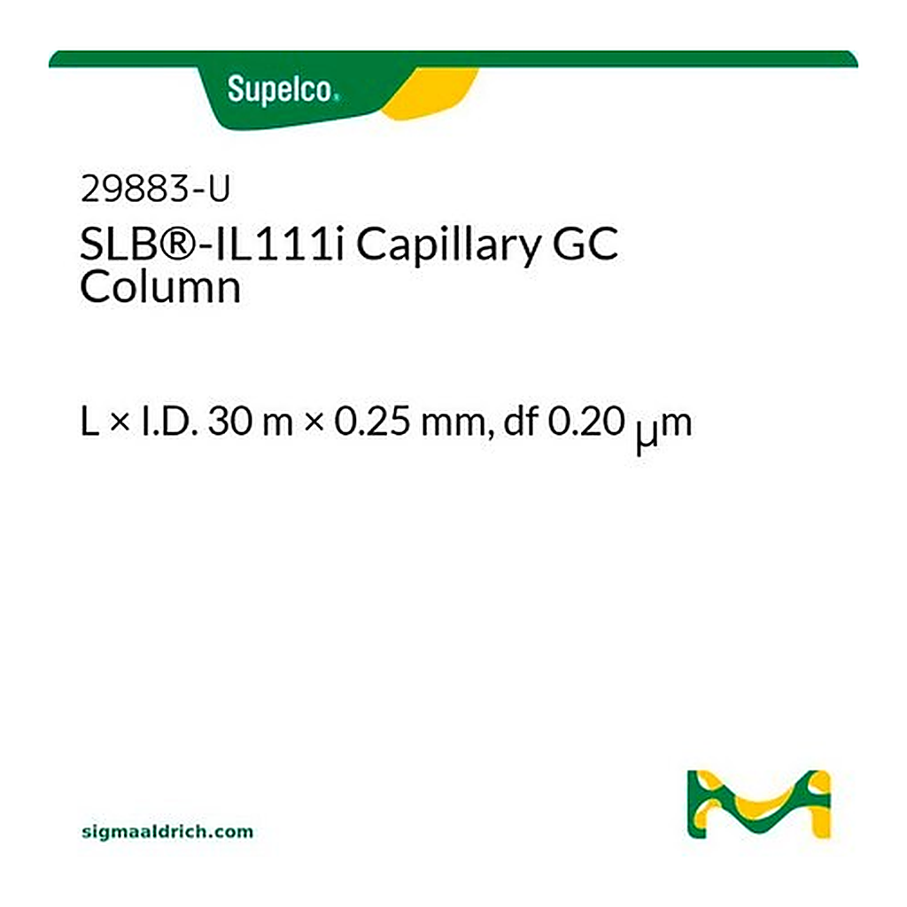 Merck FS CAP SLB-IL111I 30M 0.25MM 0.20UM