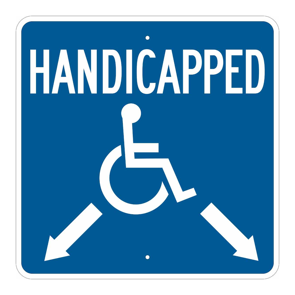 Brady Handicapped Sign