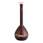 Marienfeld Superior Volumetric Flasks, Amber