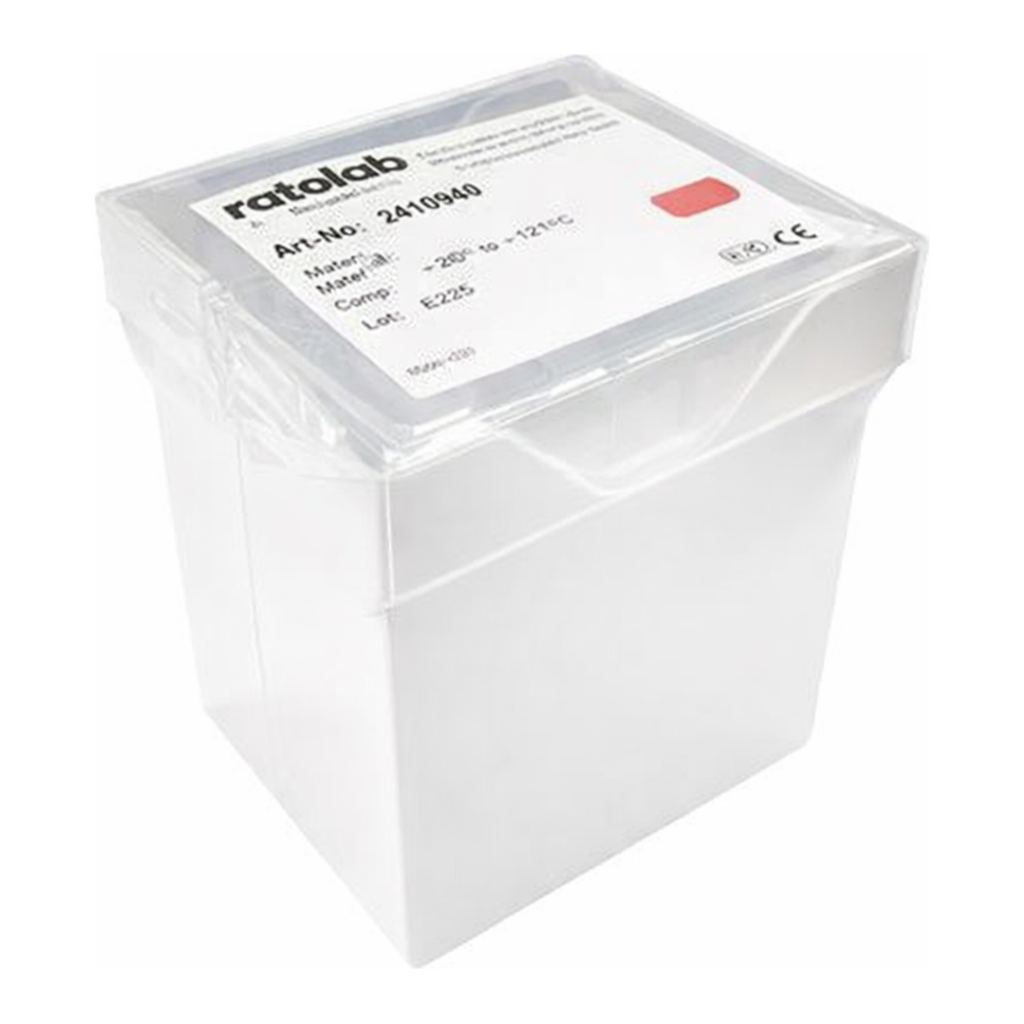 Ratiolab White Pipette Tip, 10ml Tip bag & rack