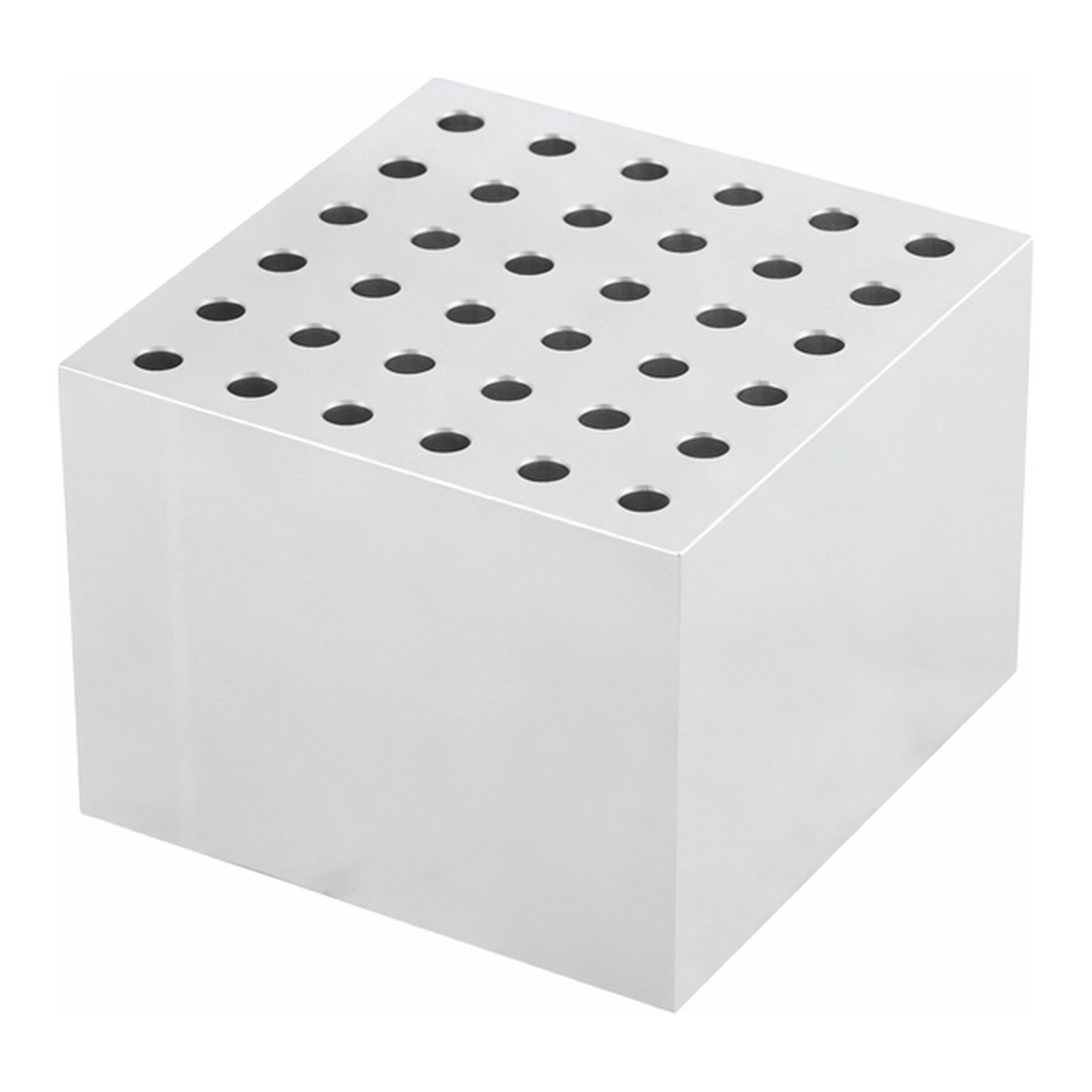 AS ONE Aluminum Block ST08 Sample Tube 0.5mL 36 Holes