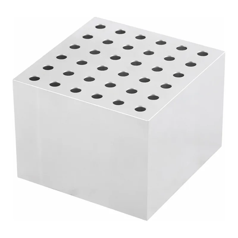 AS ONE Aluminum Block ST08 Sample Tube 0.5mL 36 Holes