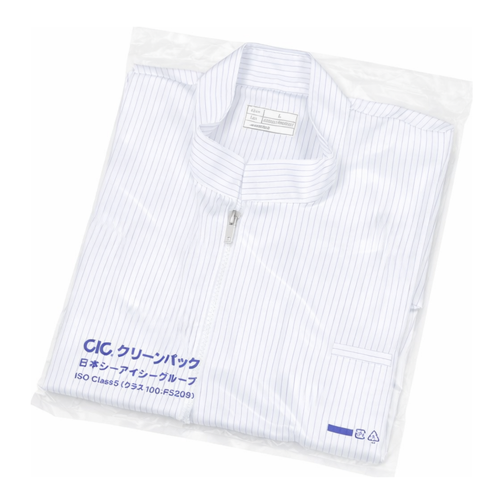 AS ONE Cleanroom Jacket·Stand Collor (Unisex) CIC, 방진복 상의·하이컬러 (남녀겸용)(클린 세탁품)