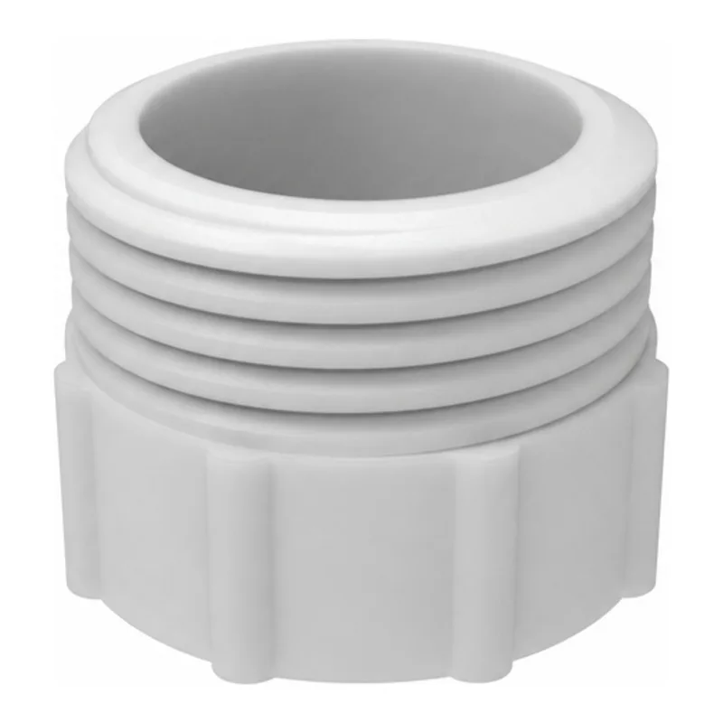 Thread adapter, PP, 3" Werit (f) - S60 (m) with PE-seal, grey