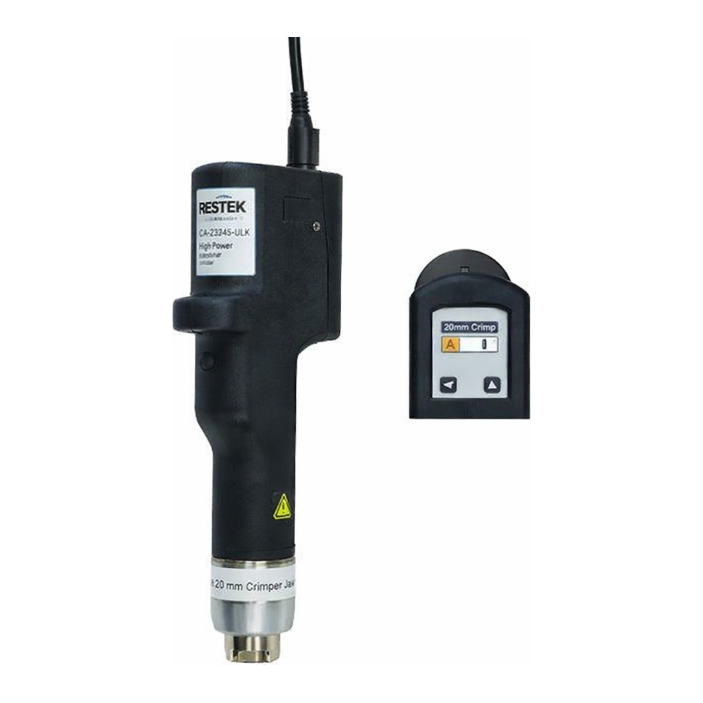 Restek Electronic Crimper High Power with Universal Fixed Power Supply with OLED display screen