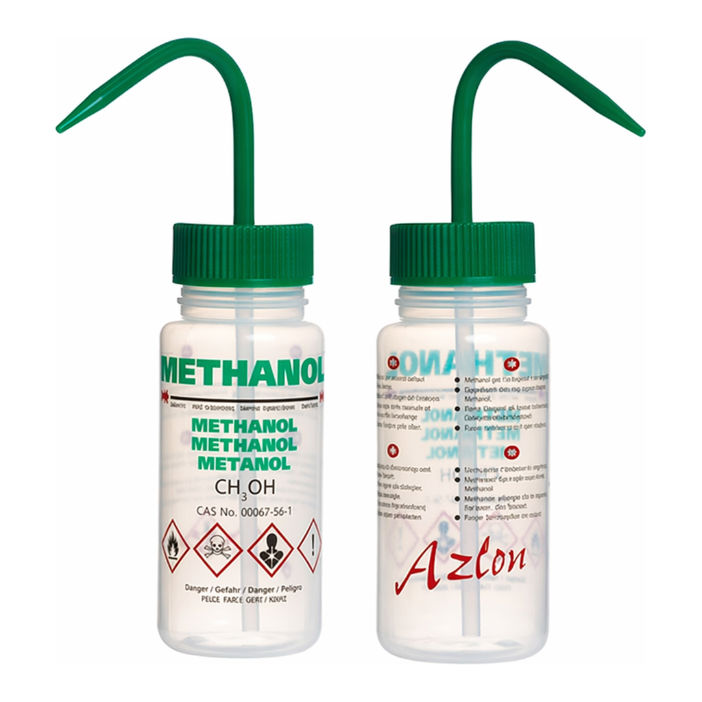 Merck AzlonÂ Multi-Lingual Unvented Wash Bottles