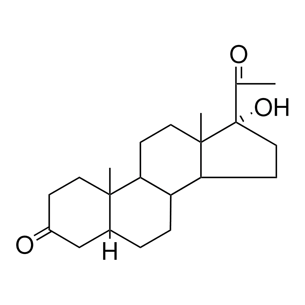 Merck 17-ALPHA-HYDROXY-5-BETA-PREGNA - 1 MG&