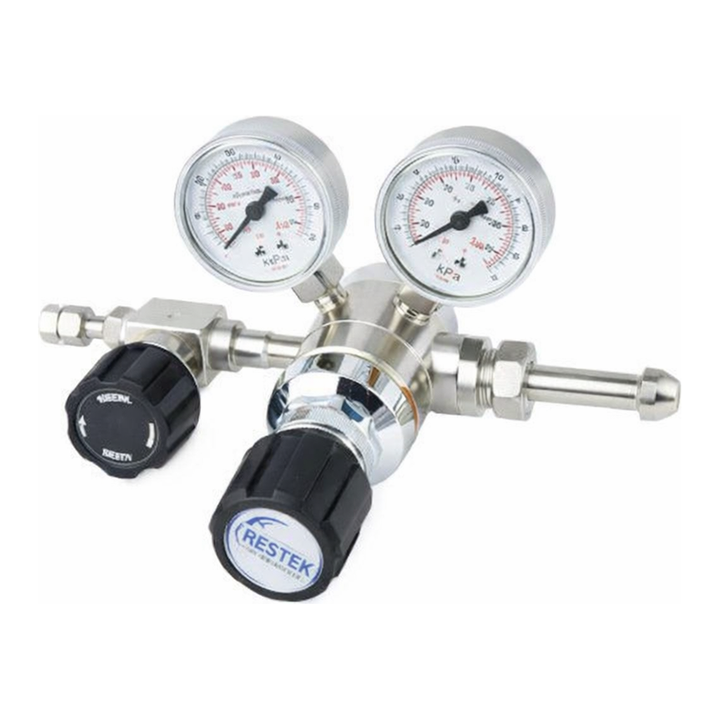 Restek Regulator, SS, Dual Stage, Ultra High Purity Air, CGA 590