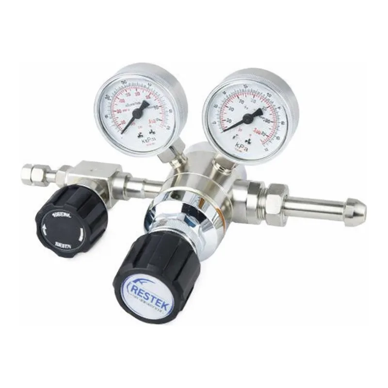 Restek Regulator, SS, Dual Stage, Ultra High Purity Air, CGA 590