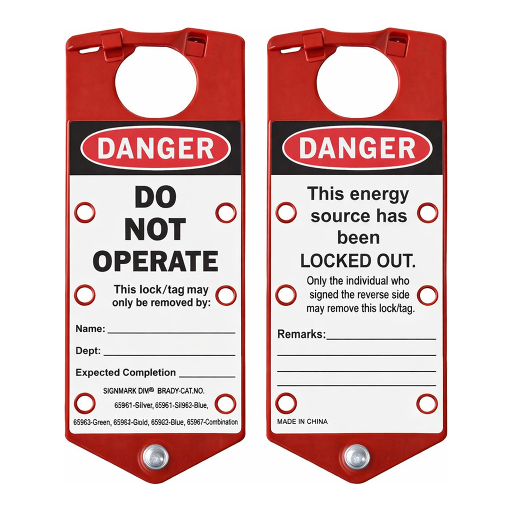 Brady Labeled Lockout Hasps