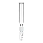Waters Deactivated Clear Glass Insert, 150 µL Volume, with Polyspring, 100/pk