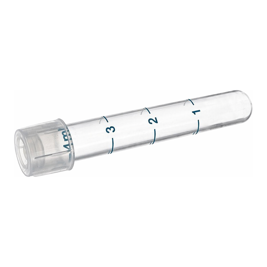Greiner Bio One TUBE, 5 ML, PP, 12/75 MM, ROUND BOTTOM,TWO-POSITION VENT STOPPER, NATURAL, GRADUATED, STERILE, 25 PCS./BAG