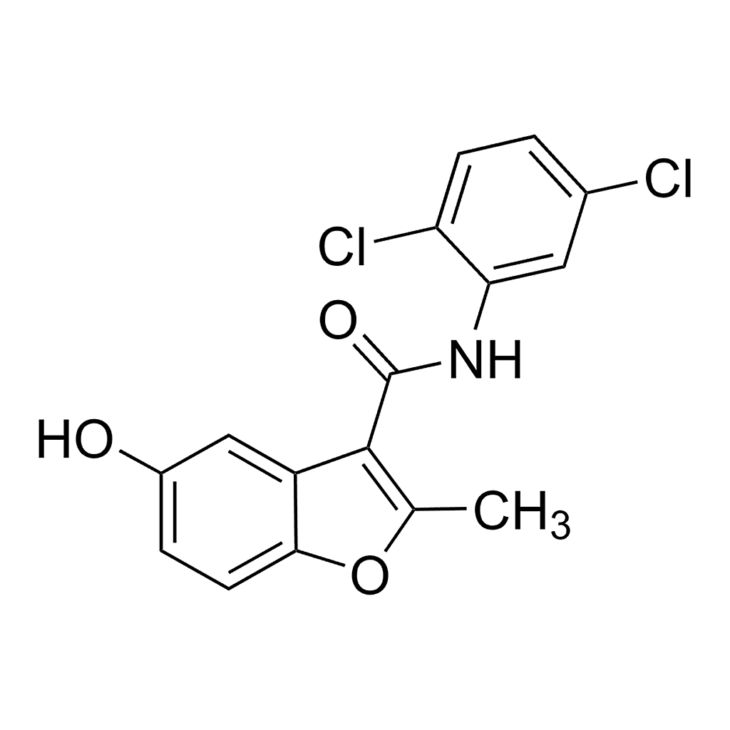 Merck N-(2,5-Dichlorophenyl)-5-hydroxy-2-methyl-1-benzofuran-3-carboxamide
