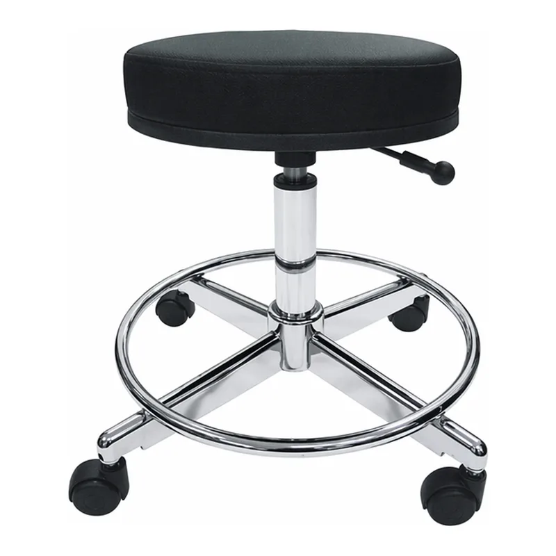 Daihan Science Examining Stool, Durable, Swivel & Soft Cushion, Footrest, Stable, Adjustable He