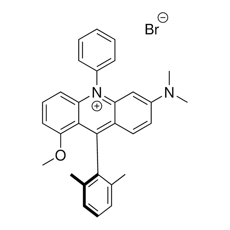 Merck 6-(Dimethylamino)-9-(2,6-dimethylphenyl)-1-methoxy-10-phenylacridinium bromide