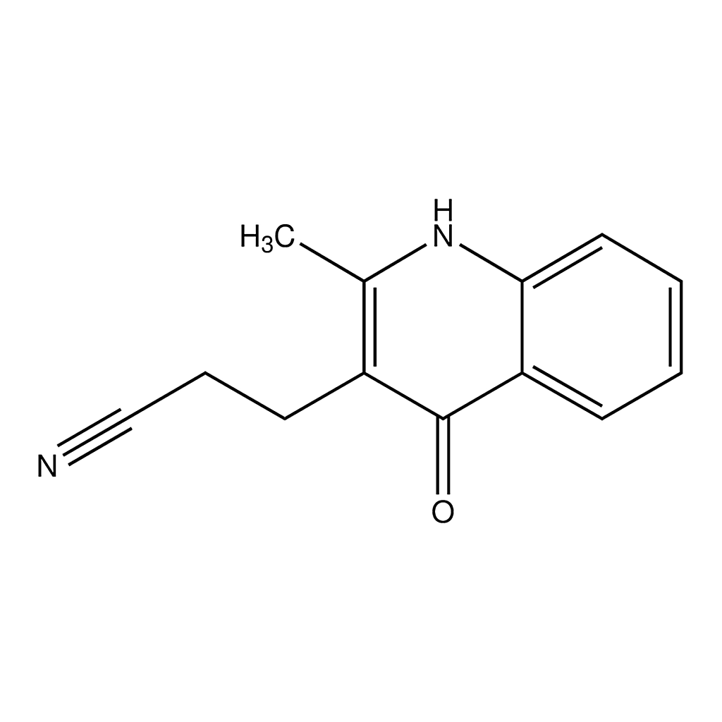 Merck 3-(2-Methyl-4-oxo-1,4-dihydroquinolin-3-yl)propanenitrile