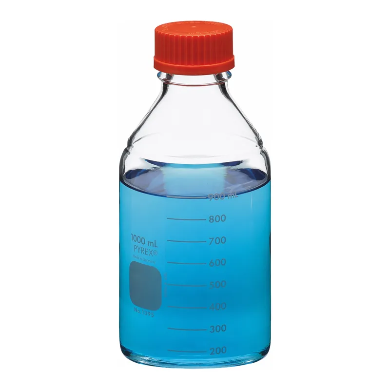 Thermo Fisher Scientific Pyrex Brand 1395 Media Storage Bottle w/ Screw Cap, 5 L