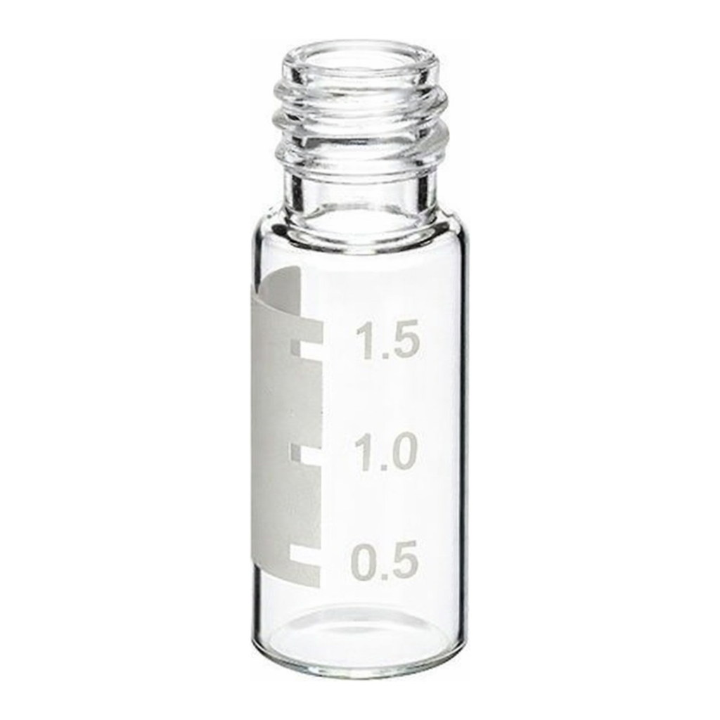 Restek Vial, Screw Thread, 2ml Clr w/White Grad Mk Spot Pack of 100