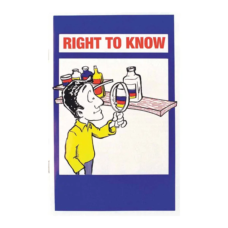 Brady Right To Know Training Booklets