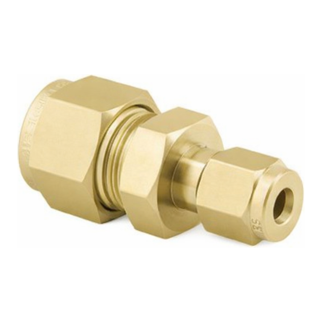Restek Swagelok Fitting, Brass, 1/8in to 1/16in Reducing Union, 5-pk