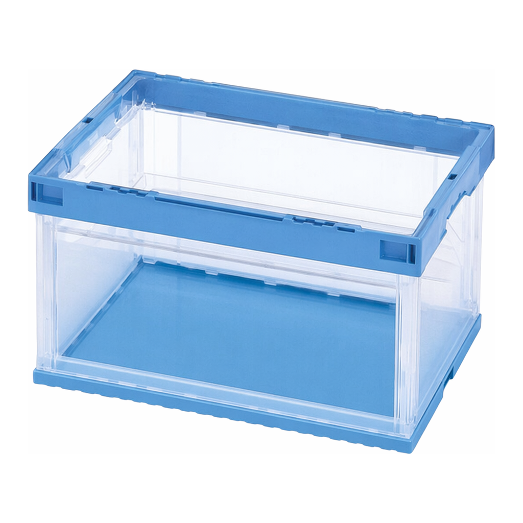 AS ONE Window Open Transparent Foldable Container PP, 투명창 접이식 컨테이너