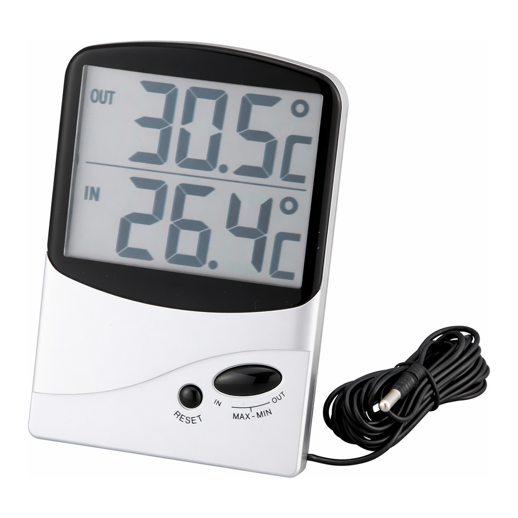 AS ONE Thermometer (Large Screen Type), 온도계 (대화면 타입)