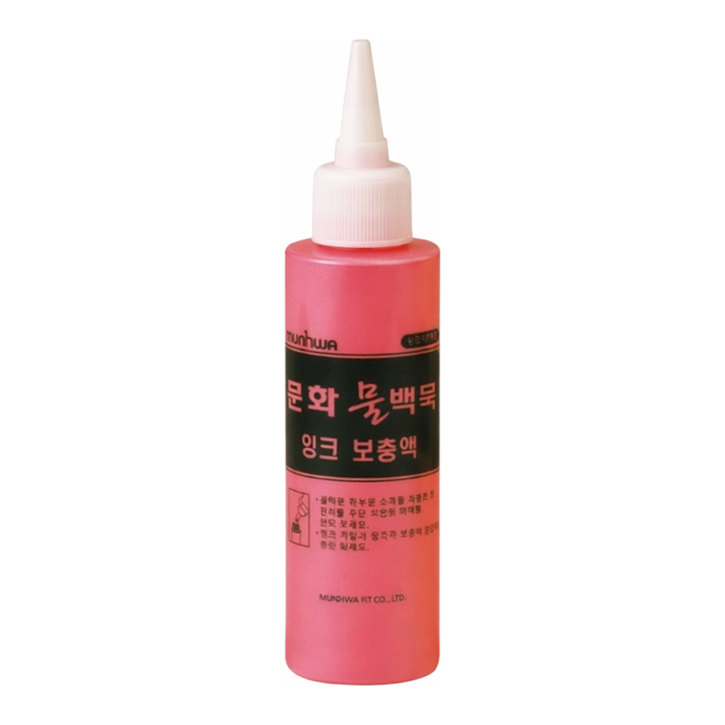 OFFICENEX 문화 물백묵리필(100ml/적색)