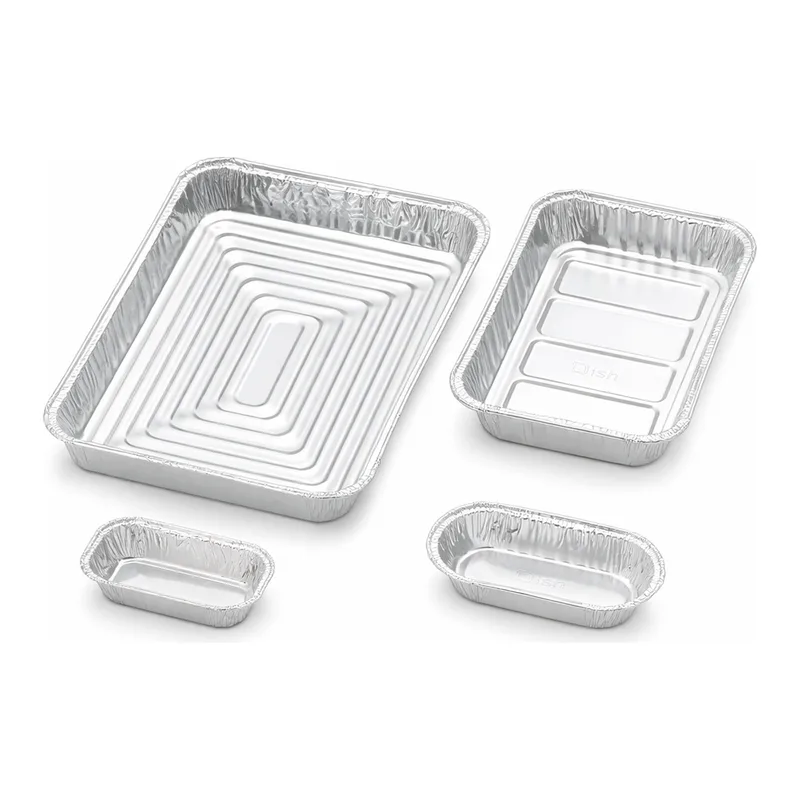Daihan Science Aluminum Rectangular Dish/Tray, Heat Resistance, 알루미늄 직사각형 디쉬, 재사용 가능