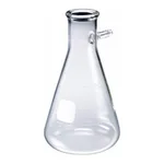 Merck Pyrex(R) heavy wall graduated filtering flask, with tubulation