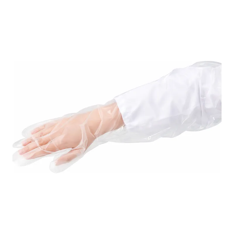 AS ONE PROSHARE Polyethylene Long Glove Free Size 600mm, 프로셰어 폴리에틸렌 긴장갑 (프리 사이즈) 600mm