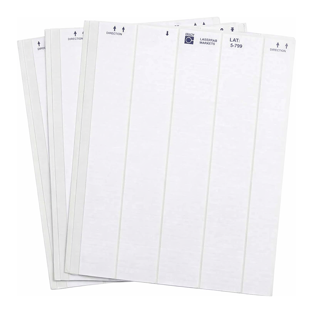 Brady LaserTab Series Polyamide Coated Nylon Cloth Labels