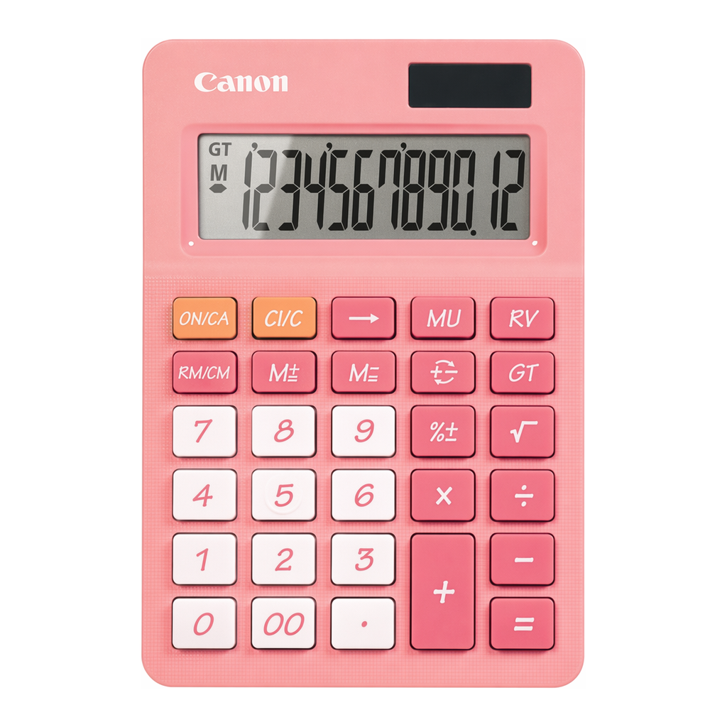 OFFICENEX 캐논 계산기(AS-120V II/핑크)